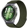 GIOPUEY Cinturini Compatibile con Xiaomi Watch 5/2/S5/S4/S3/S1 Active, Cinturino in Morbido Nylon Intrecciato [Unisex] [Traspirante] - Darkgreen