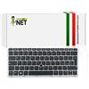 new net - Tastiera Compatibile con Notebook HP EliteBook 820 G4 1PD79US 1PN70US 1XP28LP 1XP27PP 2FU49UCR 2FU49UC 2FU50UC 2FU51UC [Frame Silver - Trackpoint - Retroilluminata - Italiana]