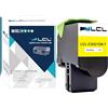 LCL CS421 Giallo Cartucce di Toner Compatible per Lexmark 78C20Y0(1-Pack) | per Lexmark CS421 CS421dn CS521 CS521dn CS622 CS622de CX421 CX421adn CX522 CX522ade CX622 CX622ade CX625 CX625ade CX625adhe