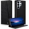 laddutoi Cover per Samsung Galaxy S26 Ultra 5G, Custodia in Pelle PU con [Slot Carte] [Supporto Stand] [Magnetica], Libro Portafoglio Antiurto Flip Case Wallet Cover per Samsung S26 Ultra, Nero