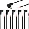 RUNCCI-YUN 6Pcs Connettore USB Type-C, Angolo Retto 90 Gradi, Cavo Pigtail USB
