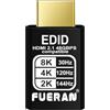 FUERAN 4K 120Hz HDMI 2.1 Dummy Plug - Emulatore di Display Virtuale ad Alta Risoluzione per PC, Casco VR e Mining di Criptovalute EDID Headless Ghost Display Adapter (8K/30Hz-4K/120Hz-1P-hei)