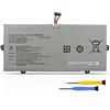 K KYUER AA-PBRN4ZU Batteria per Samsung Galaxy Book Flex 930QCG 930QCJ NP930QCG NP930QCJ 950QCG 950QCJ NP950QCG NP950QCJ 15-NP950 Book Ion 930XCJ 950XCJ NP930XCJ NP950XCJ Flex2 5G NP930QCA 930QCA