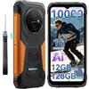 Blackview Fort 1 Rugged Smartphone, Telefono Indistruttibile 10000mAh, Android 16 Smartphone Rugged, IP68/IP69K, fino a 12GB+128GB (TF 2TB), 6,56 90Hz, Dual SIM, NFC, OTG, GPS, 3 Anni di Garanzia