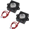 Medrialife 2 Pezzi Mini Altoparlante 3W 8 Ohm Portatile a Cavità Singola, Piccoli Speaker per Progetti Elettronici, Arduino, Raspberry Pi, Hobbistica e Audio DIY