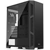 RAIJINTEK Arcadia III Tempered Glass Mid Tower ATX PC Case with Tempered Glass, High Airflow, Pre-Installed 1x120mm Fan, Black (0R20B00224)