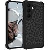 Nuxiady Cover per Samsung Galaxy S26 Plus Sottile Silicone Custodia Antiurto Case Aesthetic Motivo Disegni Antigraffio Bumper Cover per Galaxy S26 Plus, Leopardo-Nero