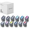DLMELHOR PFI-1000 - Cartuccia d'inchiostro compatibile per Canon PFI 1000 PFI1000 per stampante Canon imagePROGRAF PRO-1000, confezione da 12 (MBK/PBK/C/M/Y/R/GY/B/PGY/PC/PM/CO) (confezione da 12)