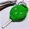mt key Coperchio di protezione in silicone verde per chiavi auto compatibili con Smart 451 Fortwo