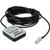 vhbw antenna GPS compatibile con JVC KW-NT30, KW-NT3 navigatore con connettore AVIC - Base magnetica, 5 m, nero