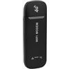 Dilwe 4G USB Hotspot WiFi Portatile 4G LTE USB Travel Router con Crittografia WPA WPA2 per un Massimo di 10 Dispositivi Plug e Riproduci (BLACK)