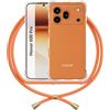 ANFAIRLACE Cover Cordino Compatibile con Honor 600 Pro, Arancione
