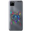 dakanna Custodia Compatibili con [ Realme C11 ] Sfondo Trasparente con Disegni [ Cane Bulldog Francese Watercolor ] in Morbida Silicone TPU Flessibile, Shell Case Cover in Gel per Smartphone