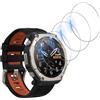 Funrae Pellicola Protettiva per Amazfit T-Rex Ultra 2, [4 Pezzi] 2.5D Proteggi Schermo in Vetro Temperato Copertura Completa Anti Graffio Senza Bolle HD Protezione Film - Transparente