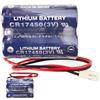 Aousavo CR17450 (3 V) batteria di ricambio 2CR17450 compatibile con la batteria al litio Maxell 2CR17450 con cavo e connettore, D80UB016150 con White Plug 3 V di ricambio