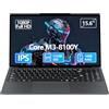 MOGIKK 15,6 pollici Portatile PC Core i3-8100Y Processore 16 GB RAM DDR3 512 GB SSD Win 11 Notebook Schermo IPS FHD con Tastierino Numerico Laptop USB 3.0 Type-C Mini HDMI WiFi 5 Bluetooth 5.0