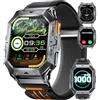 LIGE Smartwatch Uomo, 1000mAh Batteria, Bussola, Altitudine, Barometro,100+ Modalità Sportive, Sonno/Cardiofrequenzimetro, 2.13 AMOLED Orologio da Uomo con Chiamate Bluetooth,10ATM Étanche per Android iOS