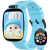 clleylise Smartwatch Bambini Orologio Bambino Bambina, 18 Giochi Educativi, Contapassi, Sonno, Torcia, Fotocamera, DIY Wallpaper, Calcolatore, Orologio Digitale Smartwatch per Bambini