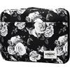 Kinmac Custodia protettiva impermeabile a 360° con maniglia per laptop, Rosa bianca, 12.5 inch-13.3 inch