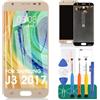 SRJTEK Vetro di ricambio completo per Samsung Galaxy J3 2017 J330 / J3 Pro 2017 J330 DUOS J330G J330L J330F J330FN J330DS J3300 5 LCD Display Touch Screen Digitizer Glass Assembly (oro)