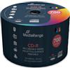 MediaRange - CD-R, superficie bianca, 80 min, 50 pezzi