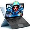 Amita PC Convertibile 2 in 1 Touchscreen 11.6 FHD IPS, Processore N150 12ª Gen, 16GB RAM, 256 SSD Veloce, Rotazione 360°, Design Ultra-Leggero, Custodia tastiera ITA e Tastiera retroilluminata (16+256)