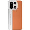 GIOPUEY Cover Compatibile con OnePlus 15T, Pelle PU + PC Rigido Custodia, Speciale Struttura in Pelle Case，Anti-Impronta, AntiGraffio - Brown