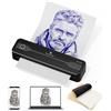 LIUMATE Stampante Stencil Tattoo Bluetooth MP-8038 Stampante Termica Tattoo 2600mAh