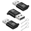 RIIEYOCA Lettore di schede Micro SD, lettore di schede SD a USB A, USB A a TF, compatibile con Micro SDXC, Micro SDHC, Micro SD, telefono, tablet, laptop (confezione da 3)