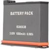 Audiosystem Batteria per Videocamera INSTA360 X3 IS360X3B Con Capacità Originale 1800MaH Ricambio Sostituzione
