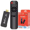 Tvszizx Android TV Stick with Voice Control, 2GB RAM 16GB ROM 4K HDR Streaming Media Player TV Stick Support 3D USB Type C Power Supply HD H.265 2.4/5GHz Dual Wifi Ethernet Stick