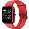 ASIAMENG Smartwatch Uomo Donna Orologio Fitness Alexa Integrata Saturimetro Contapassi Cardiofrequenzimetro da polso Orologio Sportivo Impermeabile Notifiche Whatsapp Chiamate Android iOS Compatibile