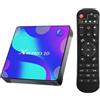 TUREWELL Android 11 TV Box,Android Box 4GB RAM 64GB ROM RK3318 Quad-Core 64bit Cortex-A53 Support 2.4/5.0GHz Dual-Band WiFi BT4.0 3D 4K 10/100M Ethernet HD 2.0 Smart TV Box