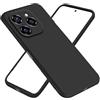 Generico Custodia Compatibile con Realme C61 4G RMX3933 Realme C63 4G RMX3939 Realme Note 60 schermo display lcd 6.78 BACK COVER case GEL SILICONE protezione flessibile SLIM matte MORBIDA TPU (Nero)