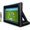 GT GETCO TECH Schermo per proiettore gonfiabile da 6 m, portatile, HD 16:9