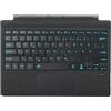 Seagtigau Tastiera per Microsoft Surface Pro 7+/6/5/4/3 12.3 pollici, Bluetooth Type Cover con Trackpad, QWERTZ tedesco Layout (carbonello)