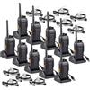 Retevis RT27 Ricetrasmittenti Professionali, Walkie-Talkie con Auricolari, Durevole PMR446 Licenza-Libero 16 Canali CTCSS/DCS VOX, Walkie Talkie Professionali per Scuola, Sicurezza(10 Pezzi, Nero)