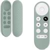 kwmobile Custodia Silicone Telecomando Compatibile con Google Chromecast 2020 4K / Chromecast 2022 HD Cover - Guscio Protettivo Telecomando Antiscivolo - Verde caledon