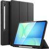 JETech Custodia per Samsung Galaxy Tab S10 FE Plus/S10 FE+ 13,1 Pollici con Porta S Pen, Morbido TPU Trifold Supporto Protettiva Tablet Cover, Supporta S Pen di Ricarica (Nero)