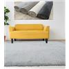 Tadi & Imperio1979 Tappeto liscio quadrato da 100 x 100 colore argento