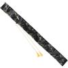 BESTOMZ Custodia Protettiva per Spade in Seta Nera con Design Vintage e Nappine, Resistente e Chic, per Trasporto e Conservazione di Spade Lunghe