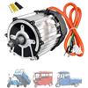 ZHOZHUT Motore Differenziale Elettrico 1500W 48V 60V 72V per Triciclo A Magnete Permanente Senza Spazzole 3200RPM 3900RPM Albero 16 Denti per Go Kart Quad ATV Buggy Fai da Te,1500w60v,3200RPM