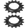 YINETTECH Confezione da 2 pignoni posteriori 16T 1/2 x 3/32 compatibili con Shimano Nexus, compatibili con Sturmey-Archer