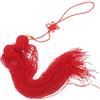 JEWEDECO Nappa Rossa per Cinese Fissaggio Sicuro e Utilizzo Versatile, Decorazione Vibrante da Arti Marziali e Tai