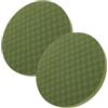 Luxshiny Coppia di Tappetini Yoga in Eva Antiscivolo e Resistente Verde, Cuscino Spesso per Ginocchia e Gomiti per Esercizi di Yoga e Ginnastica in Casa