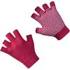 Dolltobe 1 paio di guanti da yoga da donna, senza dita, antiscivolo, per pilates, yoga, arti marziali, equilibrio del corpo, danza classica, sbarra, nylon elastico traspirante