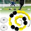 Generic Deflettore a Linea Singola for Portiere Calcio,2 sacche d'Acqua,for Adulti