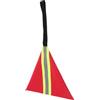 YARNOW Bandiera di Sicurezza per Kayak Rossa con Strisce Riflettenti Pratica e Portatile Accessorio di Viaggio per Traino e Avvistamento Notturno Compatibile con Kayak e Altri Natanti