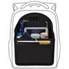 Generico Portaoggetti mobile per carrello con rotelle a 2 livelli con ruote