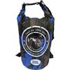 SEENsuechtig Dry Bag - Sacco asciutto 100% impermeabile, per sport acquatici, canoa, kayak, SUP, immersioni, nuoto, spiaggia, pesca, campeggio, impermeabile, tracolla Drybag, blu mimetico